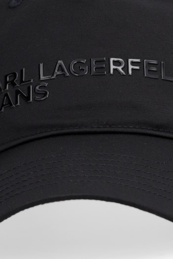 Бейсболка чоловіча Karl Lagerfeld Jeans колір чорний