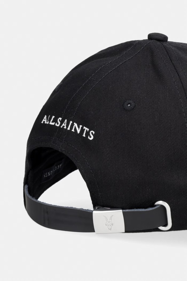 Кепка мужская хлопковая AllSaints цвет черный фото 2