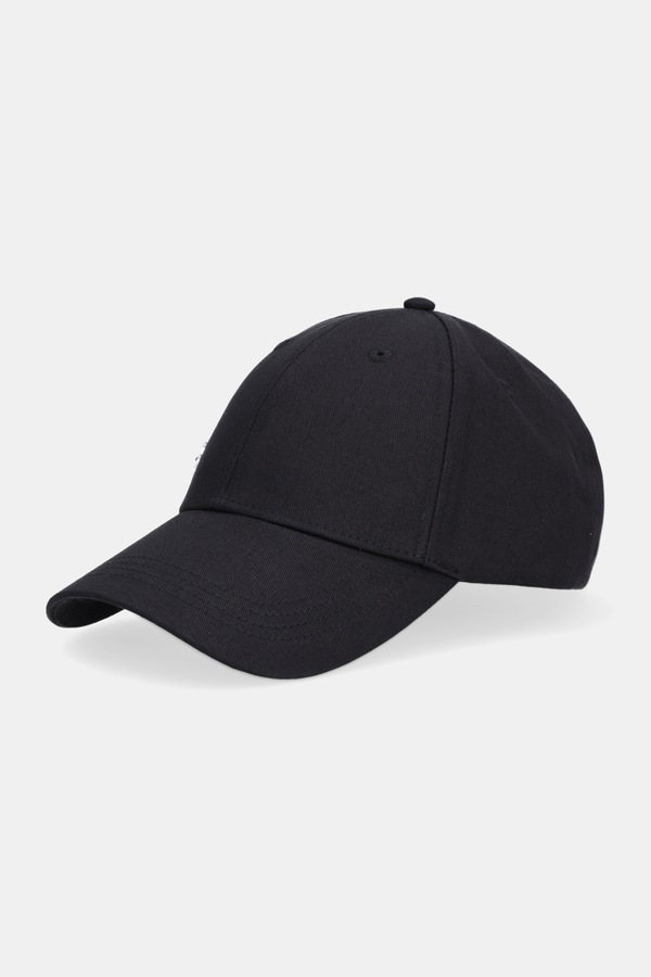 Хлопковая бейсболка Karl Lagerfeld IKON цвет черный
