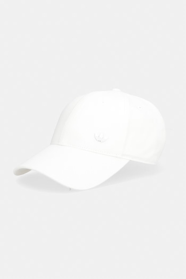 Хлопковая бейсболка adidas Originals OG Sport цвет бежевый