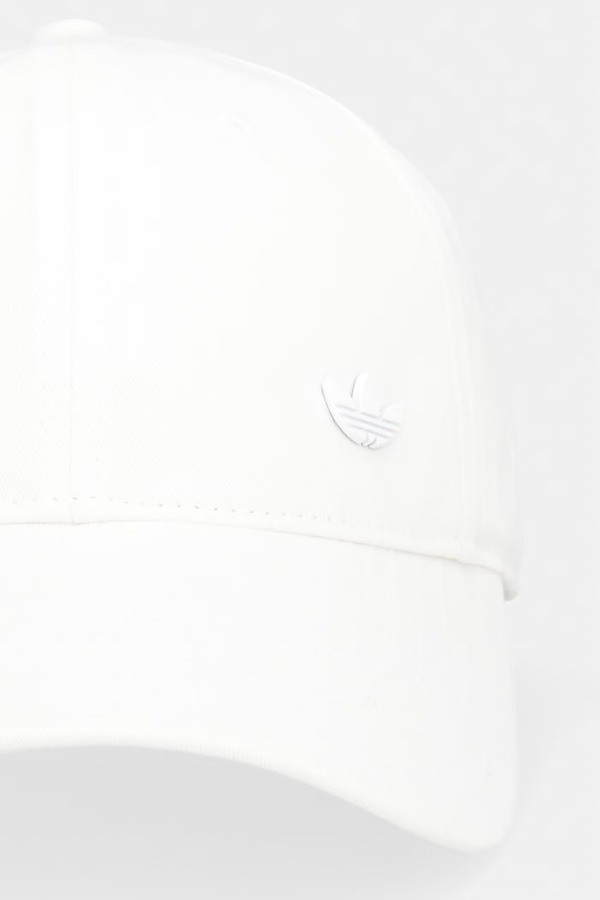 Бавовняна бейсболка adidas Originals OG Sport колір бежевий