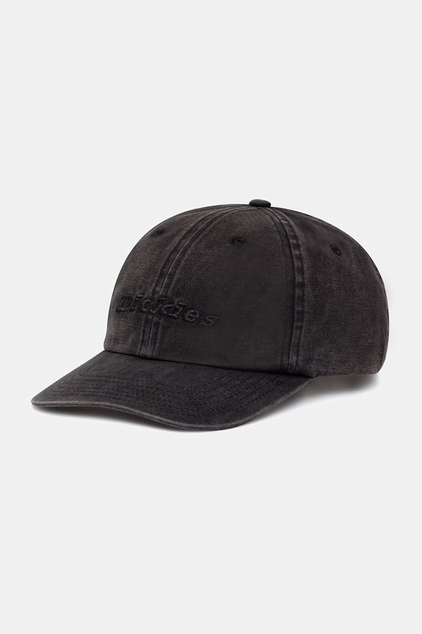 Кепка бавовняна Dickies колір чорний