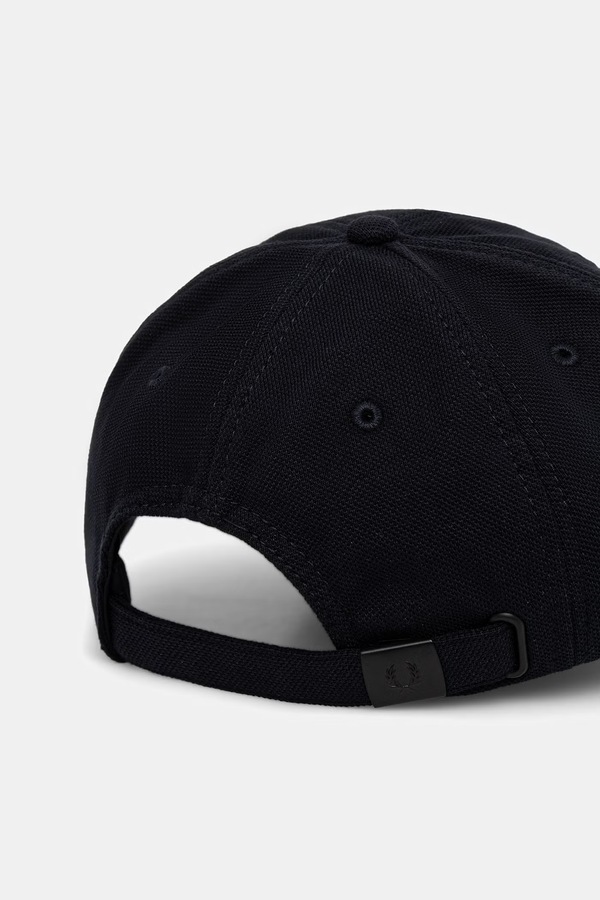 Кепка бавовняна Fred Perry колір темно-синій фото 2
