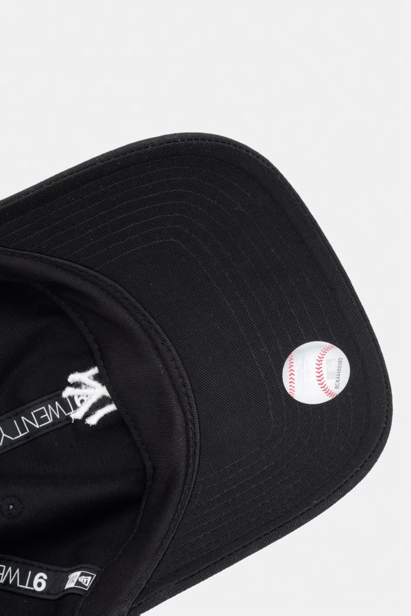Кепка бавовняна New Era MINI LOGO 9TWENTY® колір чорний фото 4