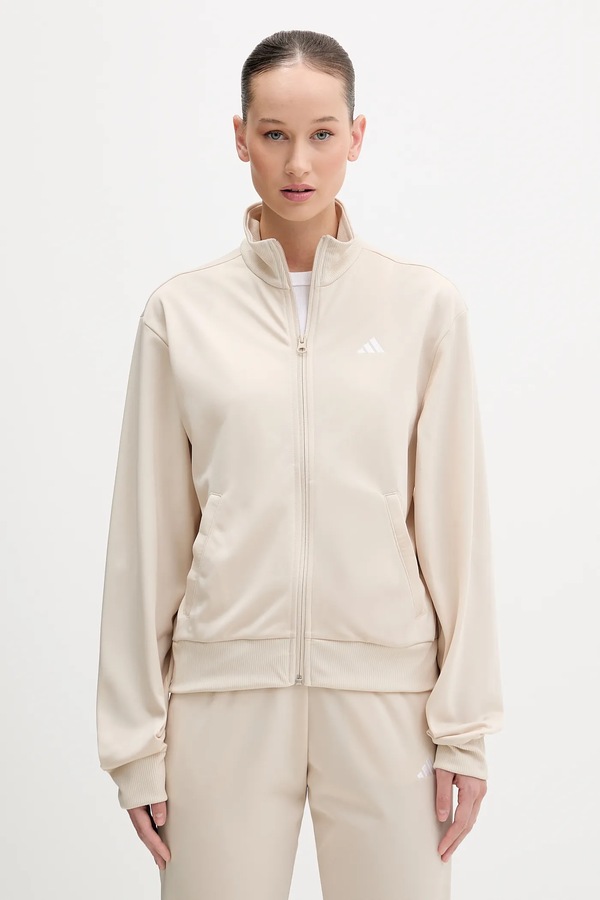 Спортивний костюм adidas Feelcozy колір бежевий