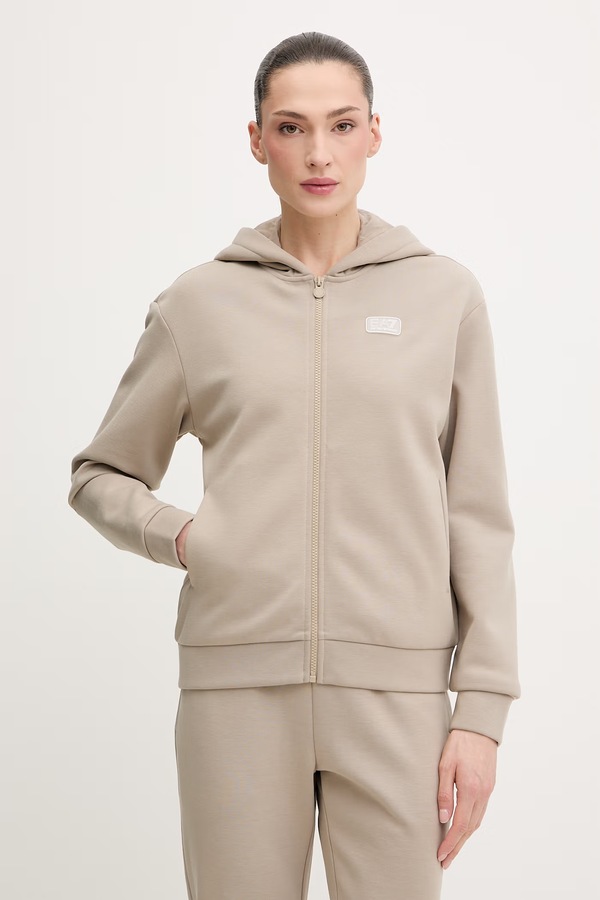 Спортивний костюм EA7 Emporio Armani колір бежевий