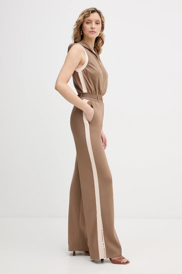 Комбінезон Elisabetta Franchi колір коричневий