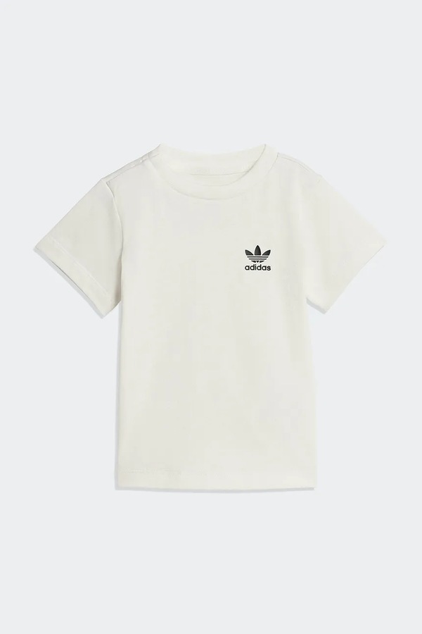 Дитячий бавовняний комплект adidas Originals колір білий