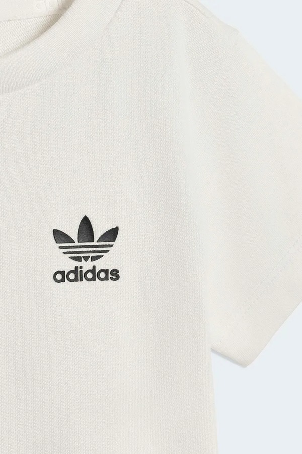 Дитячий бавовняний комплект adidas Originals колір білий фото 4