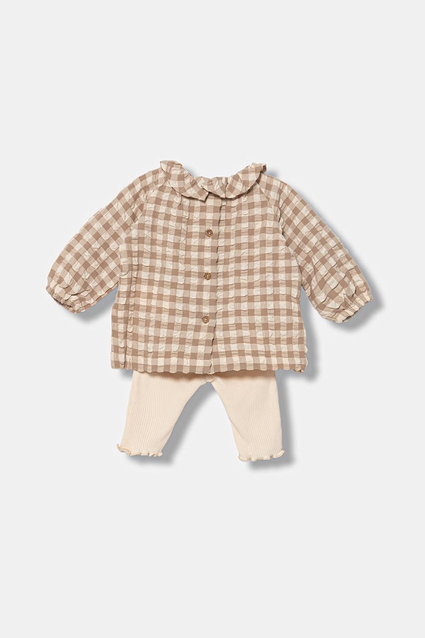 Комплект дитячий United Colors of Benetton колір бежевий