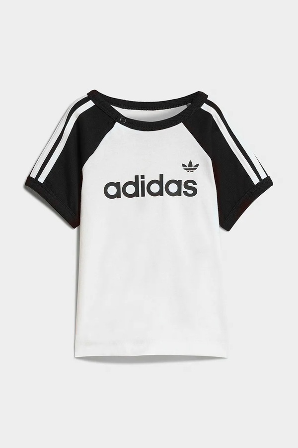 Детский хлопковый комплект adidas Originals цвет белый
