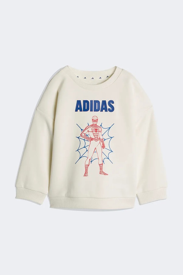 Дитячий спортивний костюм adidas MRVL колір бежевий