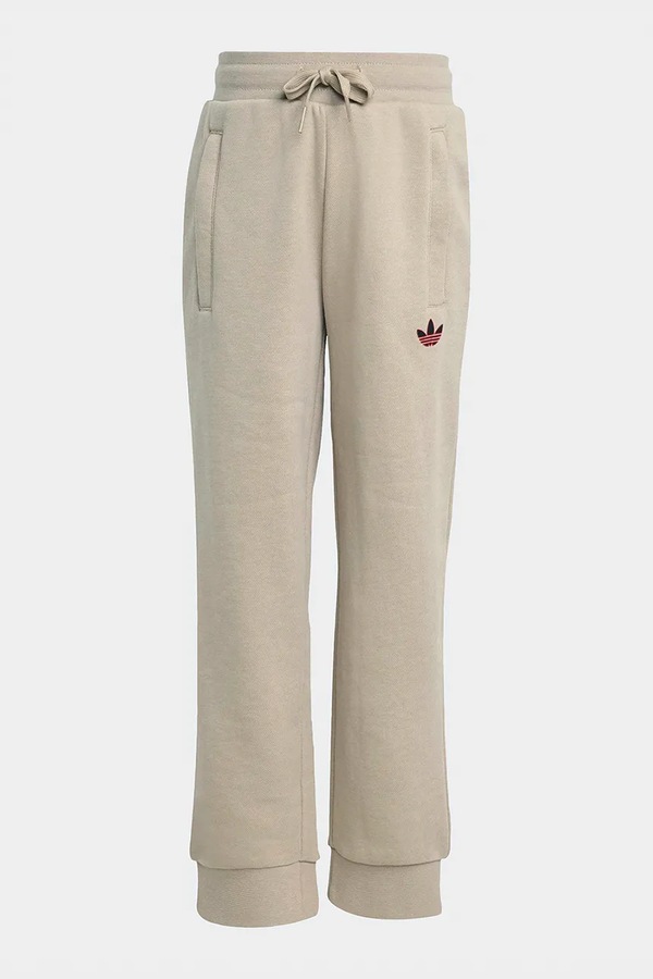 Дитячий спортивний костюм adidas Originals колір бежевий фото 3