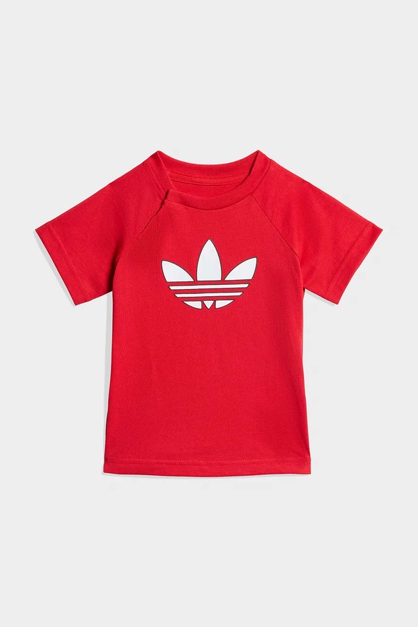 Детский хлопковый комплект adidas Originals цвет красный