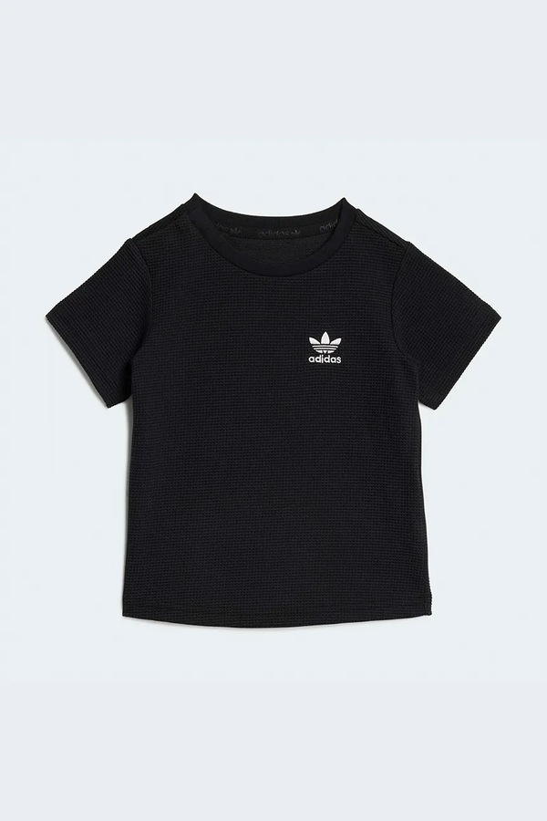 Детский хлопковый комплект adidas Originals цвет черный