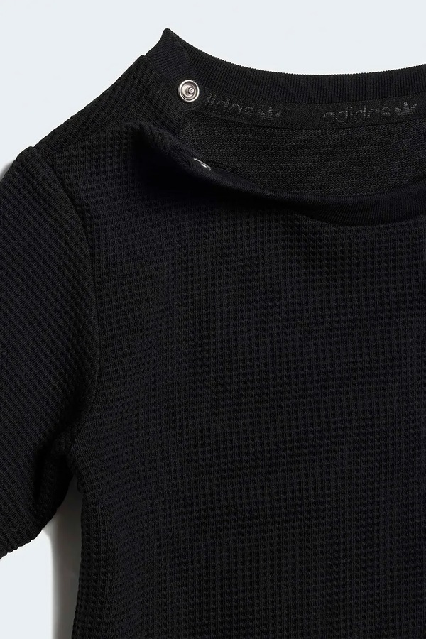 Детский хлопковый комплект adidas Originals цвет черный фото 2