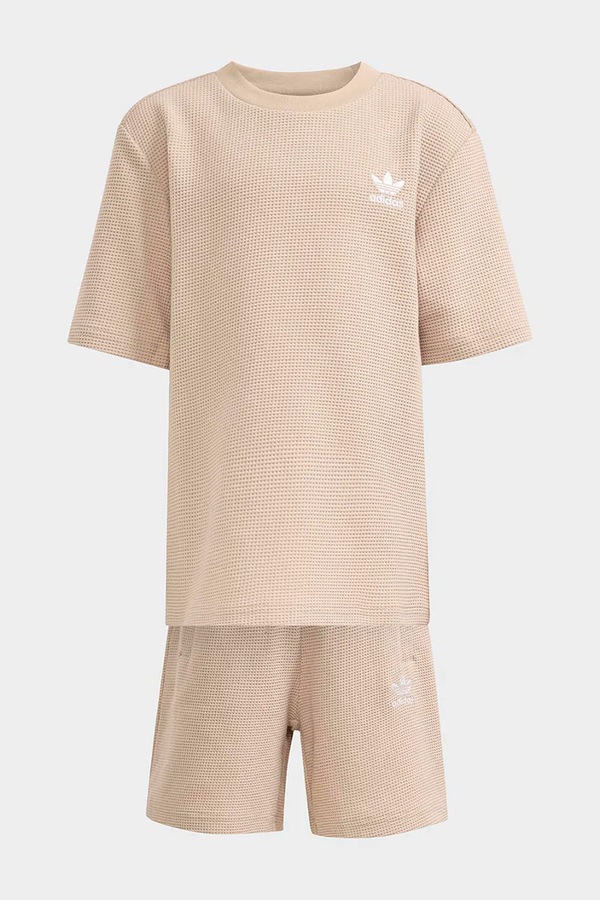 Дитячий комплект adidas Originals колір бежевий