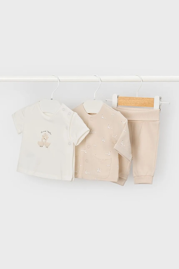 Комплект для немовлят Mayoral Newborn колір бежевий