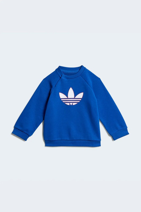 Комплект для младенцев с хлопком adidas Originals цвет темно-синий