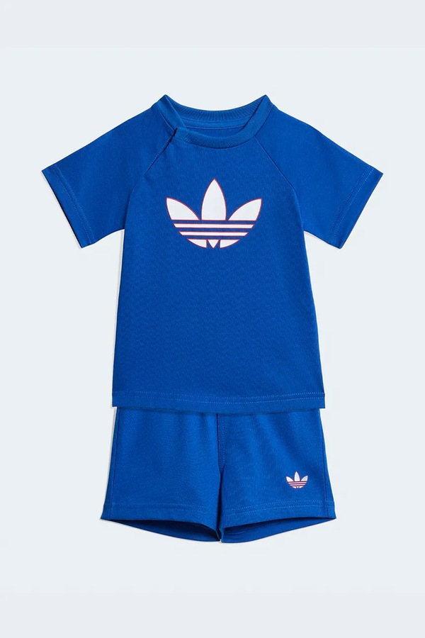 Комплект дитячий з бавовною adidas Originals колір темно-синій