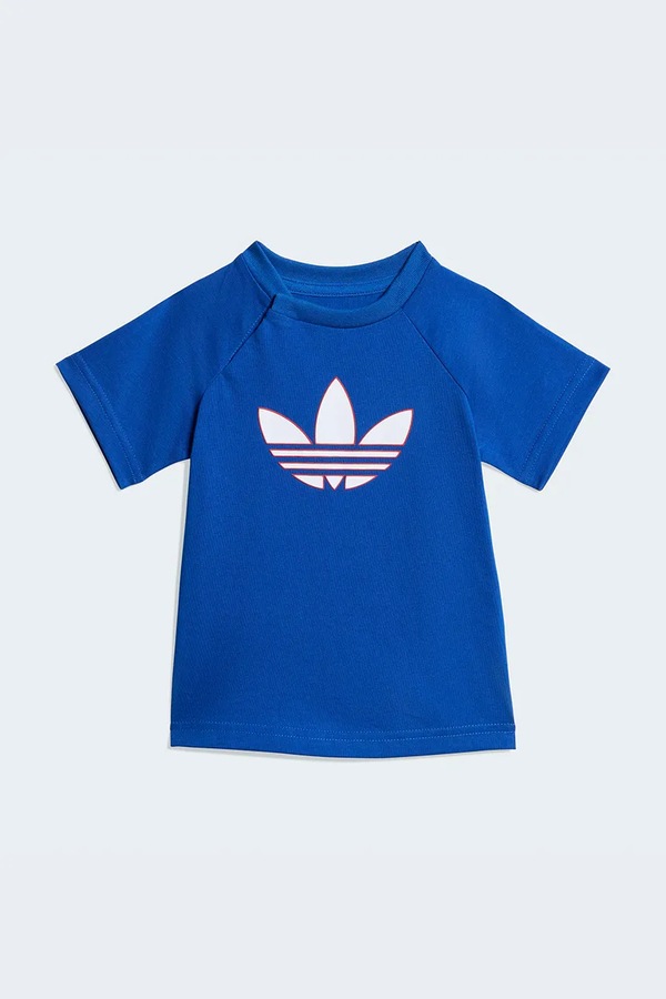Комплект детский с хлопком adidas Originals цвет темно-синий