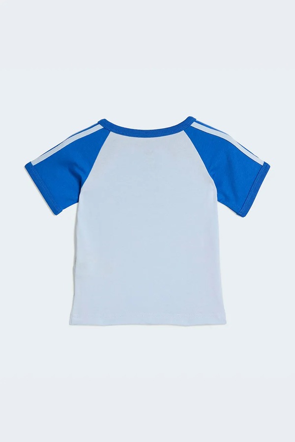 Комплект дитячий бавовняний adidas Originals колір блакитний фото 2