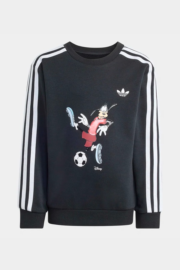 Спортивний костюм дитячий з бавовною adidas Originals колір чорний фото 2