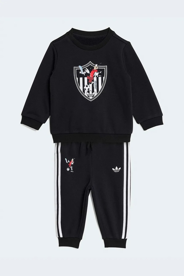 Спортивный костюм детский с хлопком adidas Originals цвет черный
