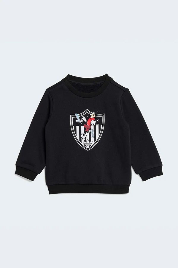 Спортивный костюм детский с хлопком adidas Originals цвет черный