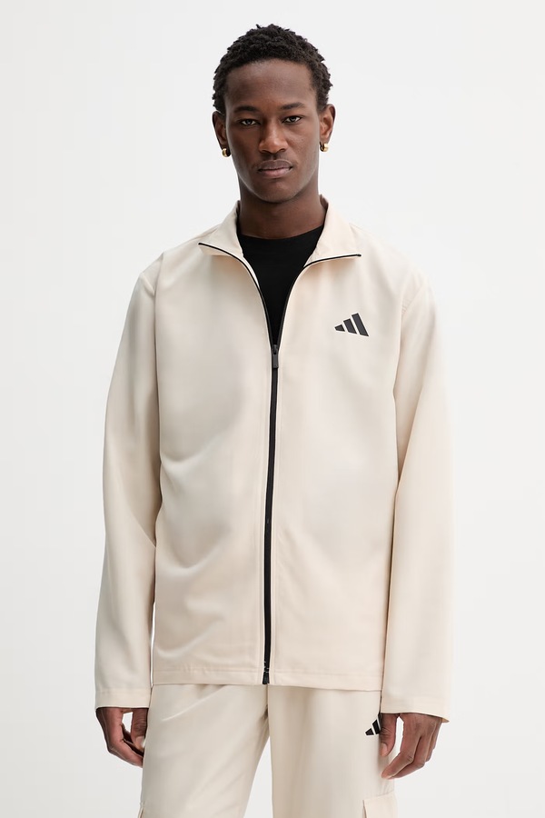 Спортивний костюм adidas колір бежевий