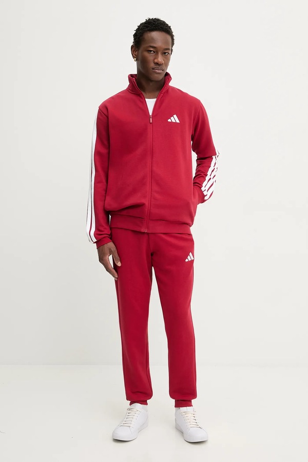 Спортивний костюм adidas колір бордовий