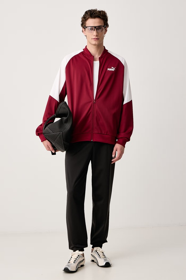 Трикотажний комплект чоловічий Puma Poly baseball suit колір червоний фото 4