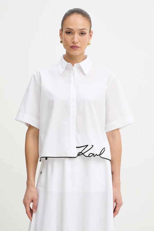 Сорочка жіноча Karl Lagerfeld колір білий