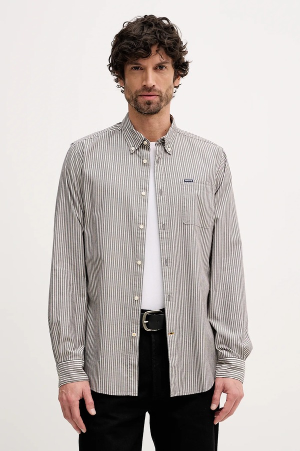 Рубашка Barbour Longfield цвет серый