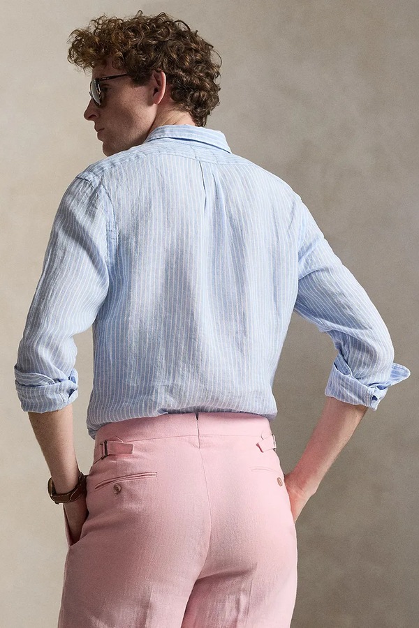 Сорочка з льону Polo Ralph Lauren