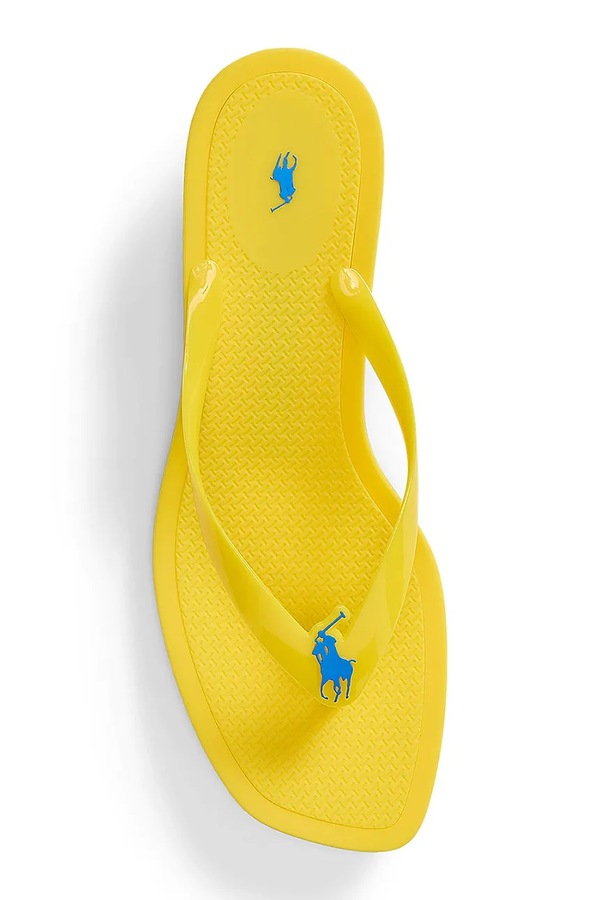 В'єтнамки жіночі Polo Ralph Lauren Ply Pp Fl Kt колір жовтий фото 4