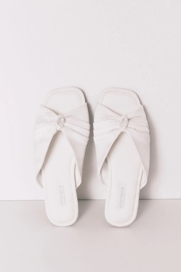 Шльопанці women'secret SB WHITE SLPRS колір білий
