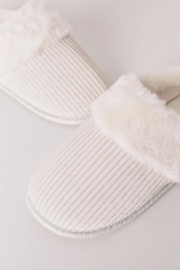 Тапочки women'secret XMAS BASICS колір бежевий