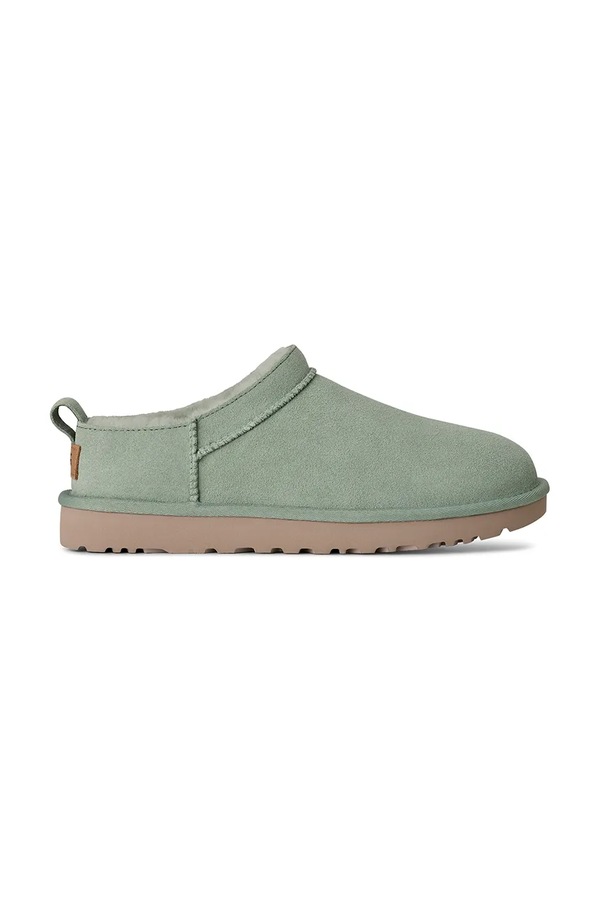 Замшеві капці UGG W Classic Micro колір бірюзовий