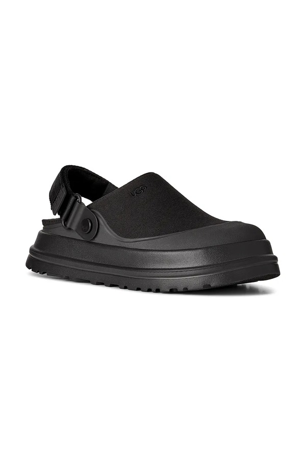 Шльопанці UGG W Goldenglow Canvas Clog колір чорний