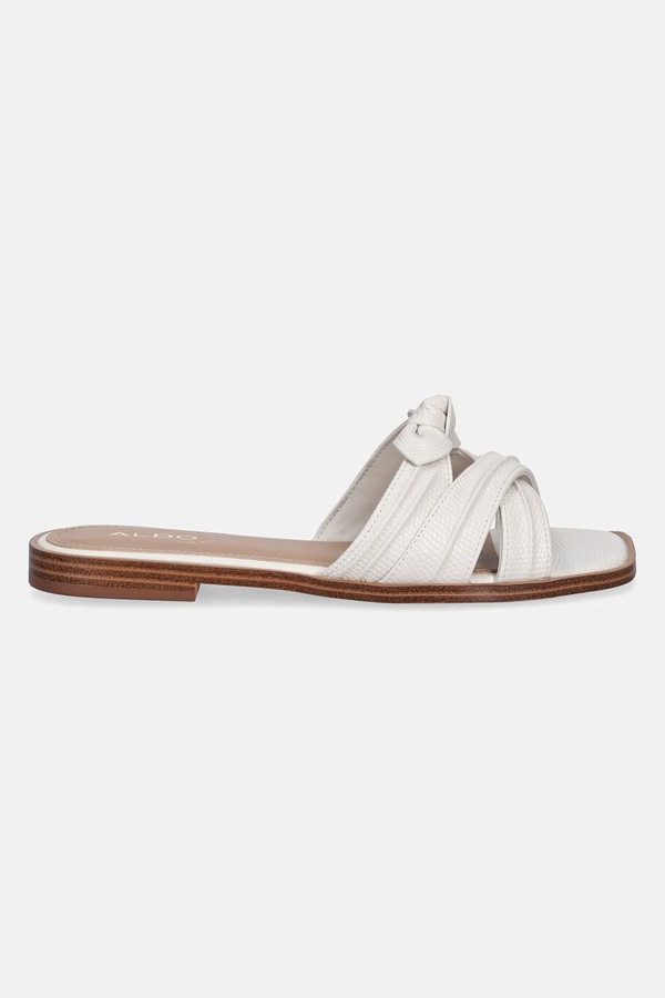 Шльопанці Aldo SUNBEAM колір бежевий