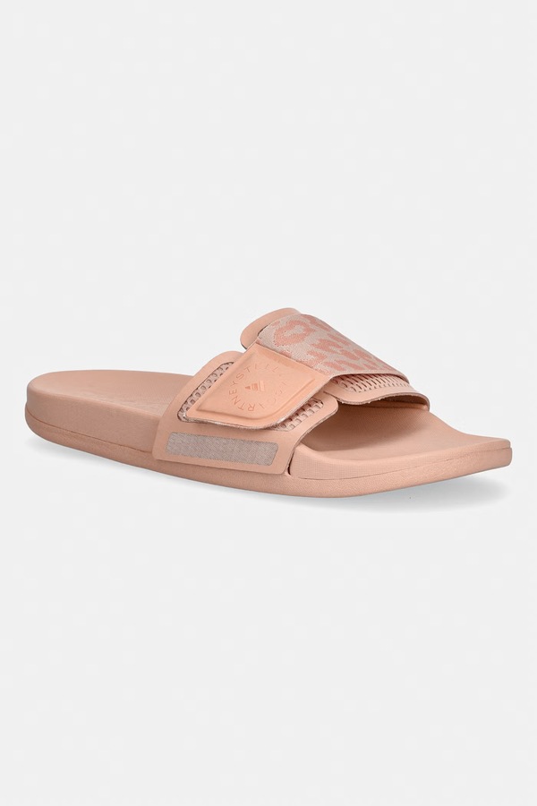 Шльопанці adidas by Stella McCartney колір помаранчевий