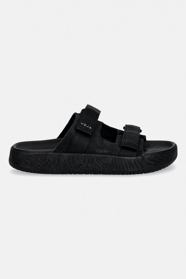 Шльопанці Veja ARPOADOR SUEDE колір чорний