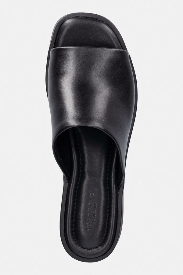 Шльопанці на платформі жіночі шкіряні Vagabond Shoemakers DANYA колір чорний фото 4
