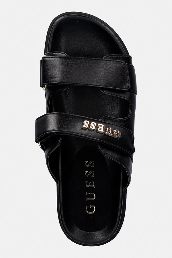 Шльопанці жіночі Guess FAXON колір чорний фото 4