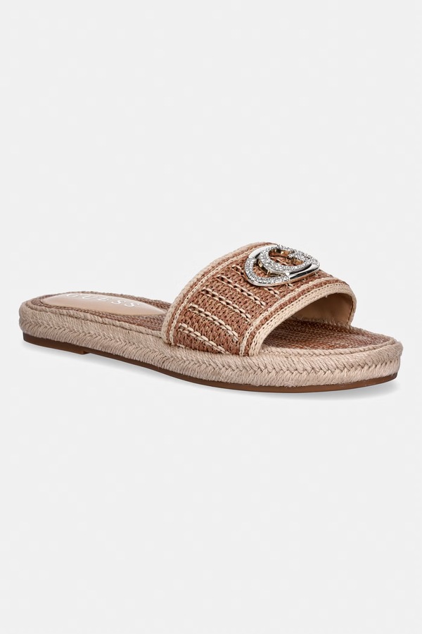 Шлепанцы женские Guess KAYLIS цвет бежевый