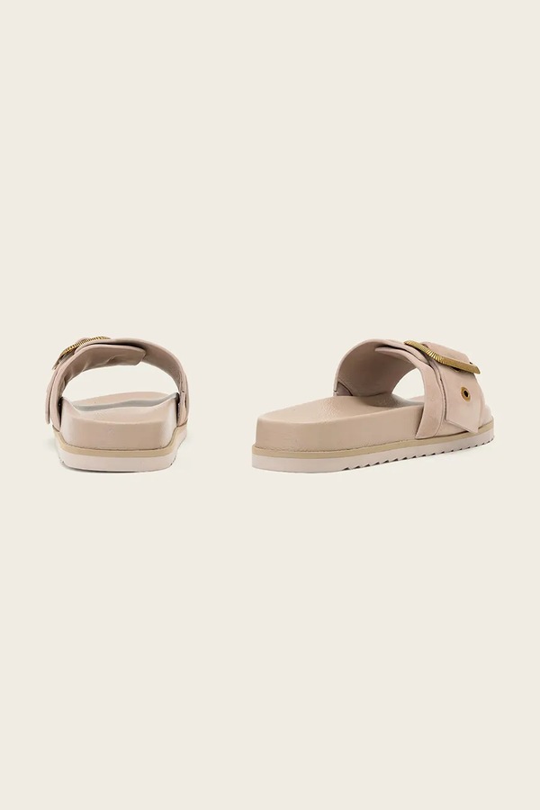 Замшеві шльопанці AllSaints Ellie Western Sandal колір рожевий фото 2