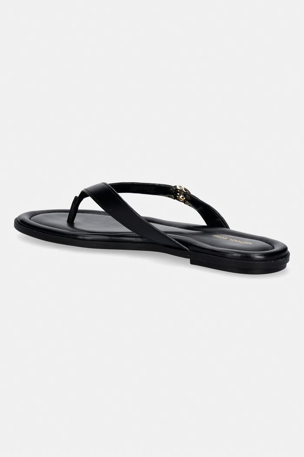 В'єтнамки жіночі шкіряні MICHAEL Michael Kors Erin Thong Sandal колір чорний фото 2