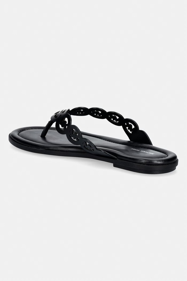 Вьетнамки женские кожаные MICHAEL Michael Kors Janie Thong Sandal цвет черный фото 2