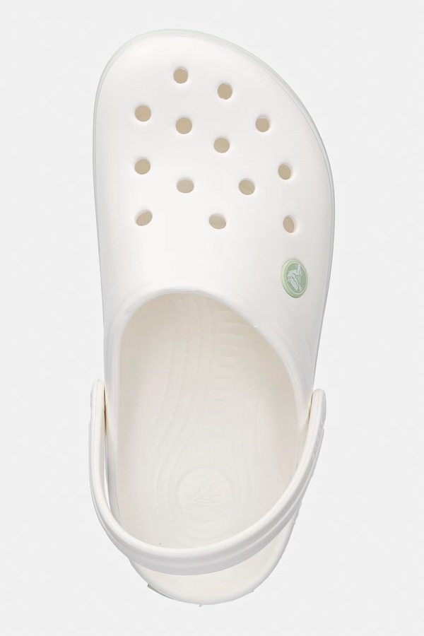 Шльопанці жіночі Crocs Crocband колір білий фото 4